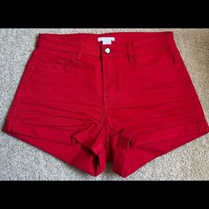 H&M Red Shorts